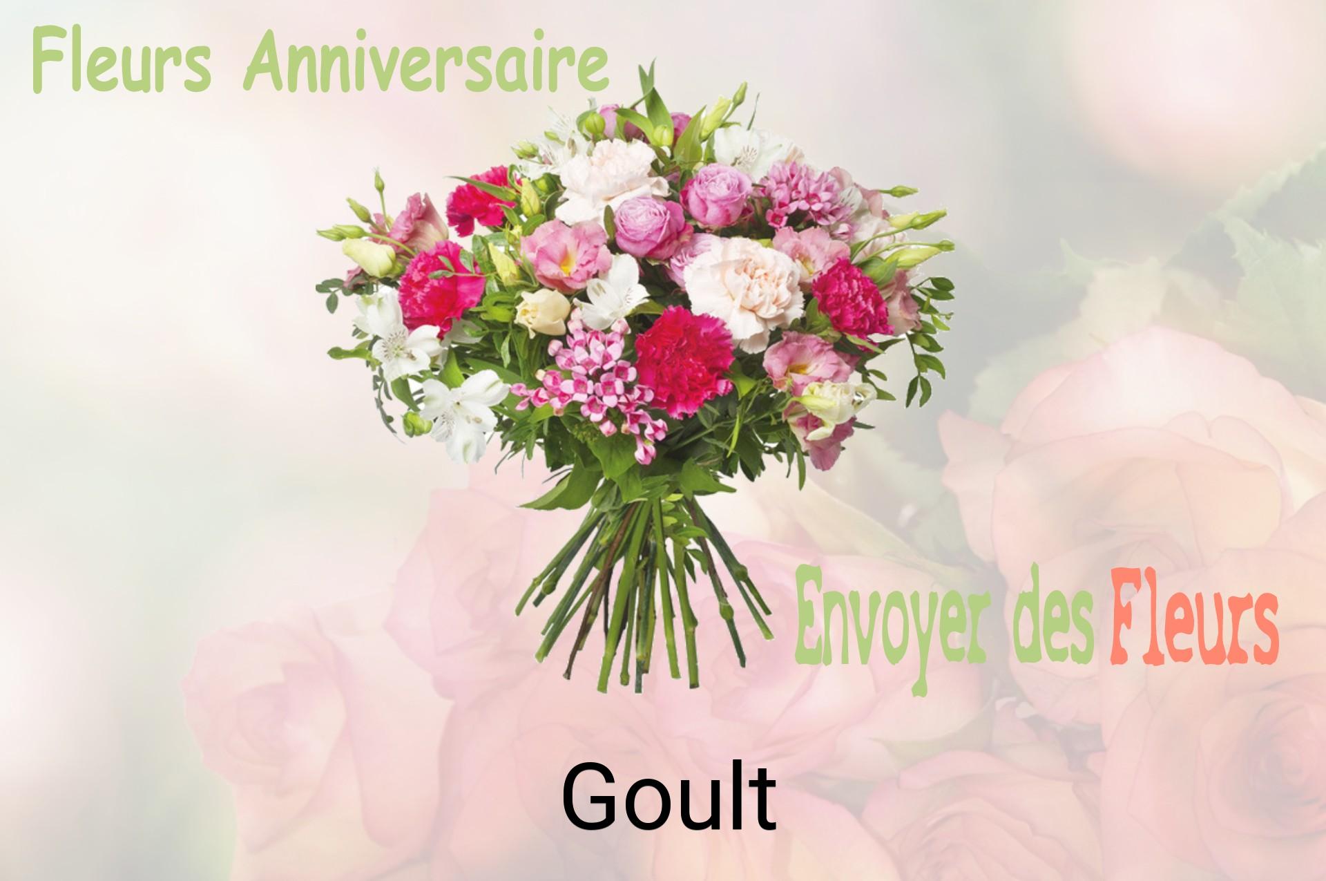 Bouquet de fleurs d’anniversaire livré à Goult